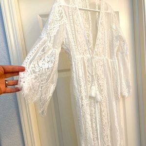 Lace coverup - one size
